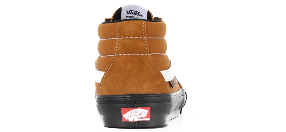 Vans Skate Grosso Mid Shoes - pig suede brown/black | Tactics Vans Skate Grosso Mid Shoes - pig suede brown/black | Tactics