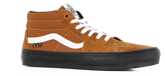 Vans Skate Grosso Mid Shoes - pig suede brown/black