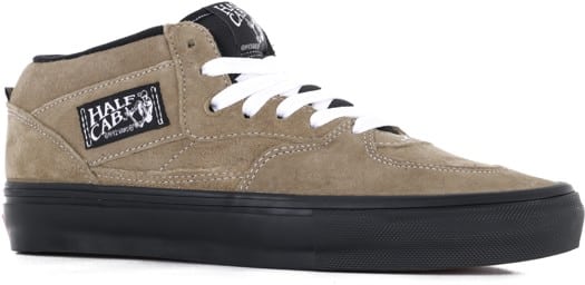 Vans Skate Half Cab Shoes - pig suede olive/black - view large