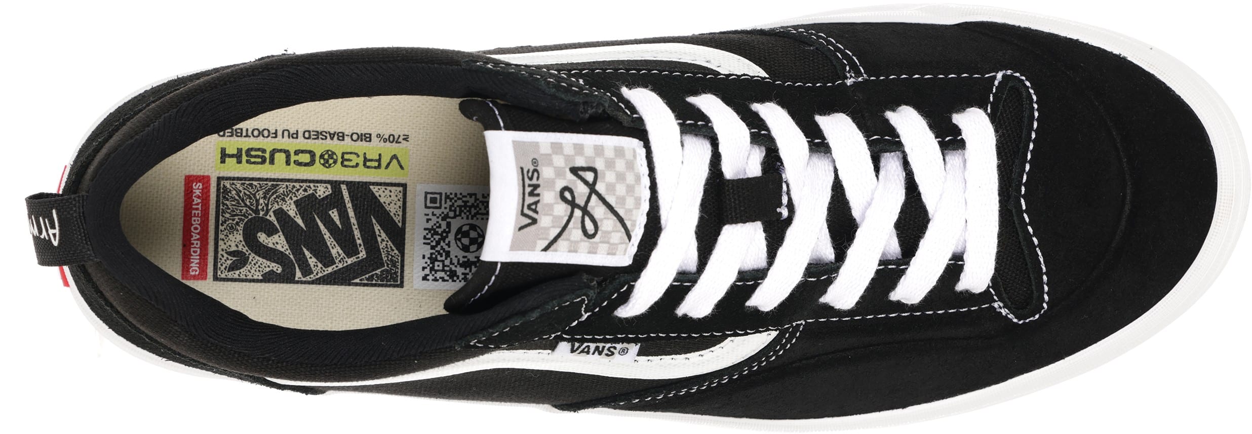 Vans The Lizzie Low Pro Skate Shoes - black/white | Tactics