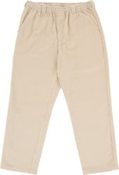 Dickies Tom Knox Corduroy Elastic Waist Work Pants - fog