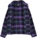 Tactics Trademark Heavyweight Flannel Shirt - royal plaid - inside