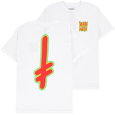 Deathwish The Truth T-Shirt - white/rasta - view large