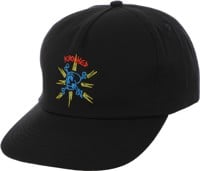 Krooked Style KR Snapback Hat - black