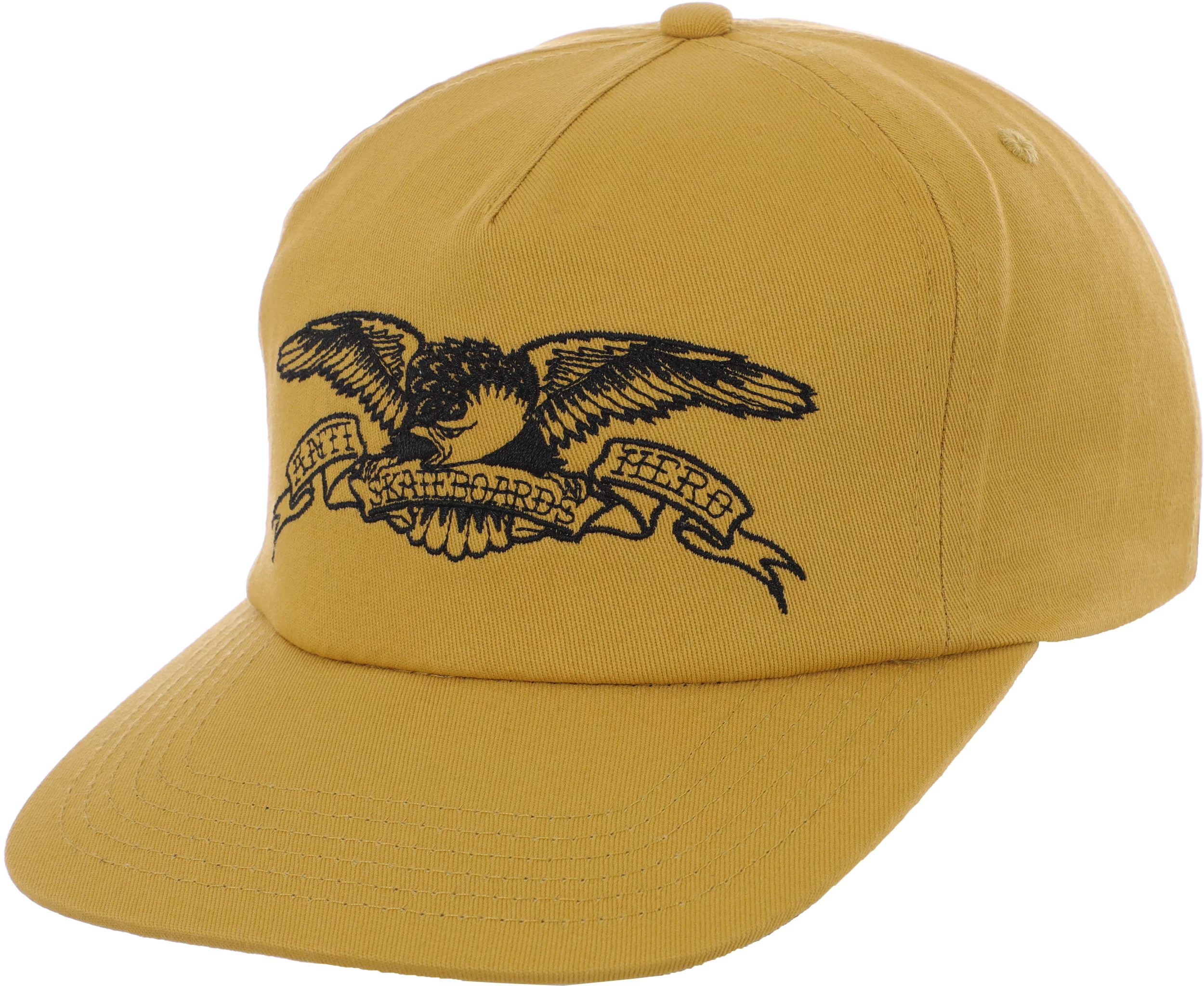 Anti Hero Basic Eagle Snapback Hat Mustard