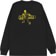 Anti-Hero Slingshot Pocket L/S T-Shirt - black/yellow - reverse