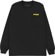Anti-Hero Slingshot Pocket L/S T-Shirt - black/yellow - front