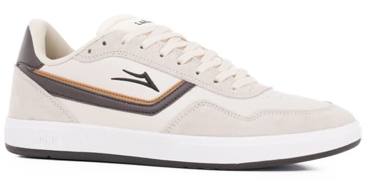 Lakai Terrace Skate Shoes - cream suede - view large