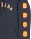 Spitfire Old E Bighead Fill Sleeve Hoodie - slate blue/gold-red - alternate side