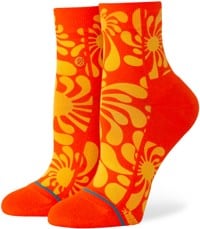 Stance Women's Lauryn Alvarez Quarter Socks - orange