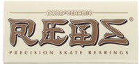 Bones Bearings Ceramic Super Reds Skateboard Bearings - white