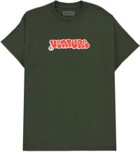 Venture Throw T-Shirt - forest green/red-white