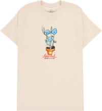Krooked Blue Flowers T-Shirt - natural