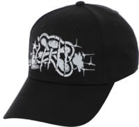 Limosine Bonesaw Snapback Hat - black