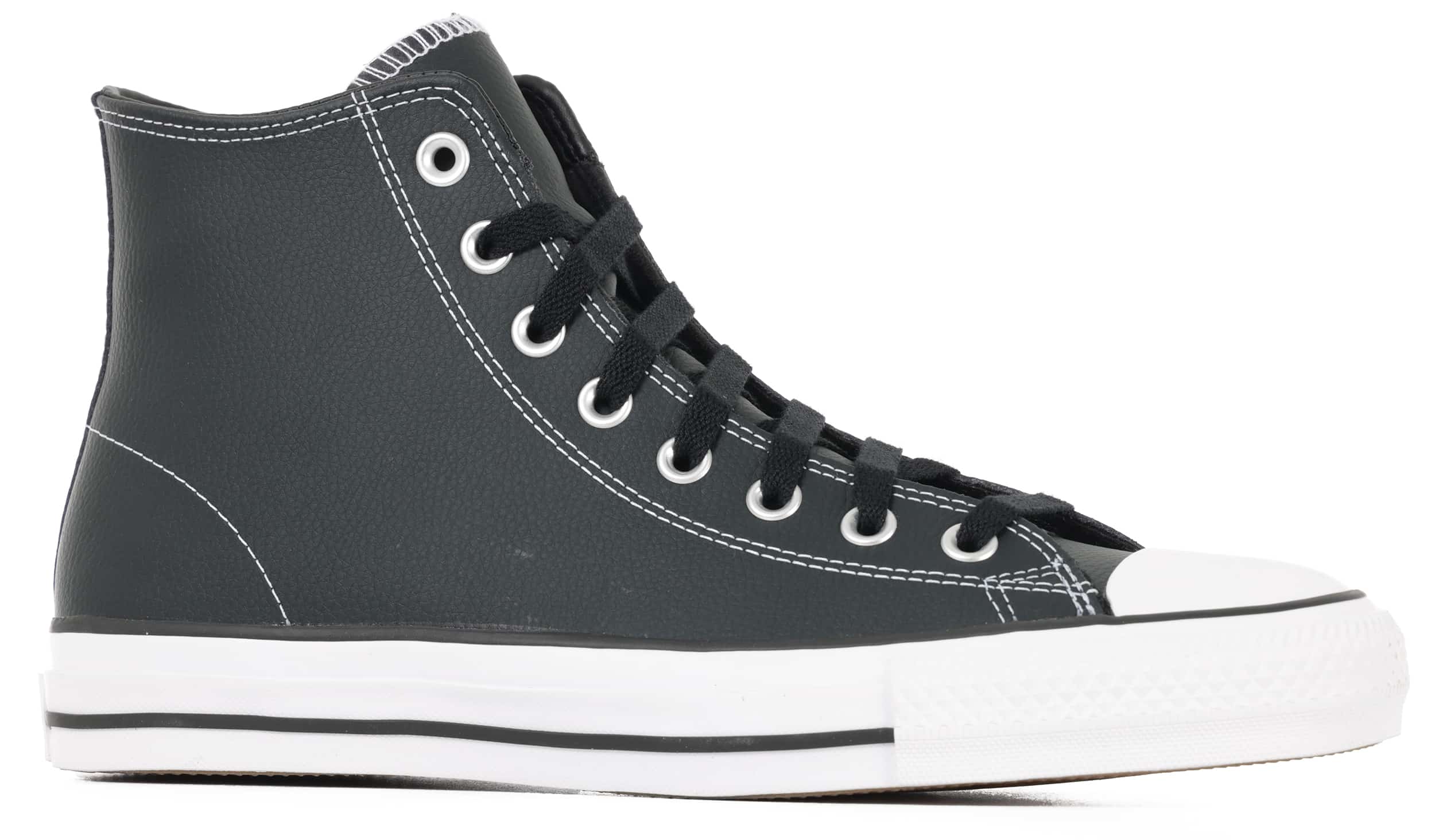 Converse Chuck Taylor All Star Pro High Skate Shoes - (leather) black ...