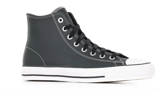 Converse Chuck Taylor All Star Pro High Skate Shoes - (leather) black/white/black