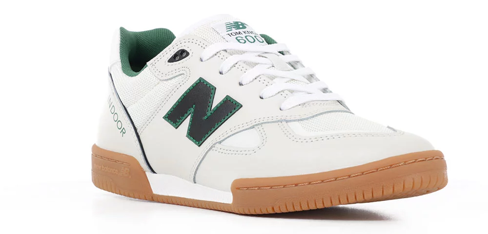 New Balance Numeric 600 Tom Knox Skate Shoes white gum Tactics