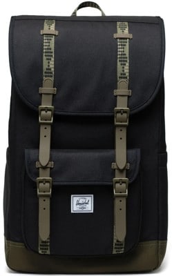 Herschel Supply Little America Backpack - black/ivy green - view large