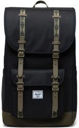 Herschel Supply Little America Backpack - black/ivy green