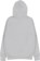 Krooked Eyes LG Hoodie - grey heather/blue - reverse