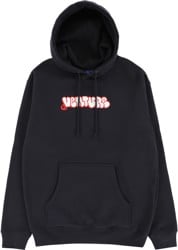 Venture Throw Hoodie - navy/red-white