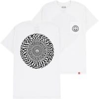 Spitfire Swirled Classic Pocket T-Shirt - white/black