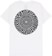 Spitfire Swirled Classic Pocket T-Shirt - white/black - reverse
