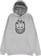 Spitfire Bighead Hoodie - heather grey/black print