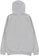 Spitfire Bighead Hoodie - heather grey/black print - reverse
