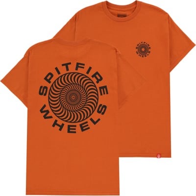 Spitfire Classic 87' Swirl T-Shirt - texas orange/black - view large