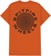 Spitfire Classic 87' Swirl T-Shirt - texas orange/black - reverse