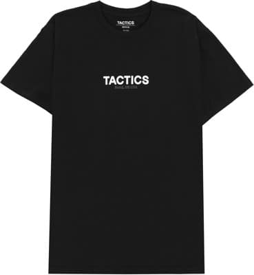 Tactics Bend Logo T-Shirt - black - view large