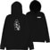 Krooked Mace II Hoodie - black/white