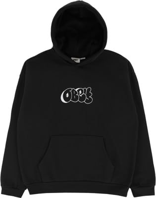 Obey Etch Extra Heavy Hoodie - black - view large