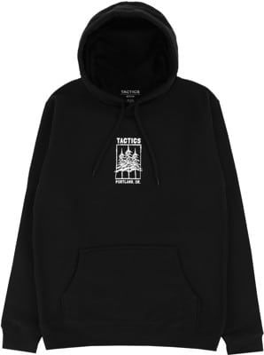 Tactics Portland Trees Hoodie - black - view large