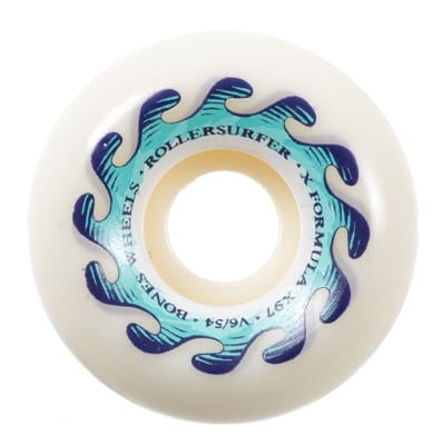 Bones Koppl Pro X-Formula V6 Wide-Cut Skateboard Wheels - infinite wave (97a) - view large