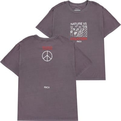 RVCA Conflict T-Shirt - dark plum - view large