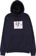 Krooked Stare Hoodie - deep navy