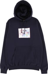 Krooked Stare Hoodie - deep navy