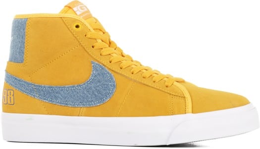 Nike SB Zoom Blazer Mid Pro GT Skate Shoes - university gold/game royal-university gold-white-black - view large