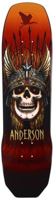 Powell Peralta Andy Anderson Heron Skull 8.45 Skateboard Deck - rust - view large