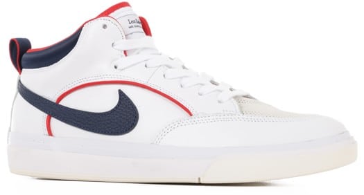 Nike SB Leo PRM Skate Shoes - white/midnight navy - view large