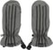 Salmon Arms Classic Mitts - stripes-grey