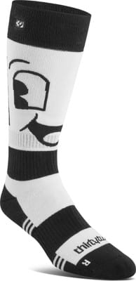 Thirtytwo Spring Break Snowboard Socks - white/black - view large