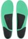 Thirtytwo Elite Footbed - black-green - bottom