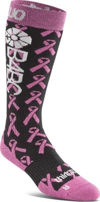 Thirtytwo Women's B4BC Merino Snowboard Socks - black/pink - view large