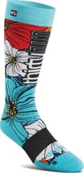 Thirtytwo Women's Double Snowboard Socks - floral