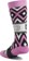 Thirtytwo Women's Double Snowboard Socks - lavender - reverse