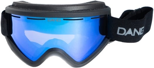 Dang Shades OG Snow Goggles + Bonus Lens - black/blue mirror + yellow lens - view large