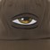 Toy Machine Sect Eye Unstructured Snapback Hat - chocolate - front detail